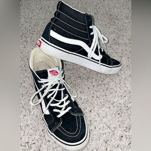 vans high tops!